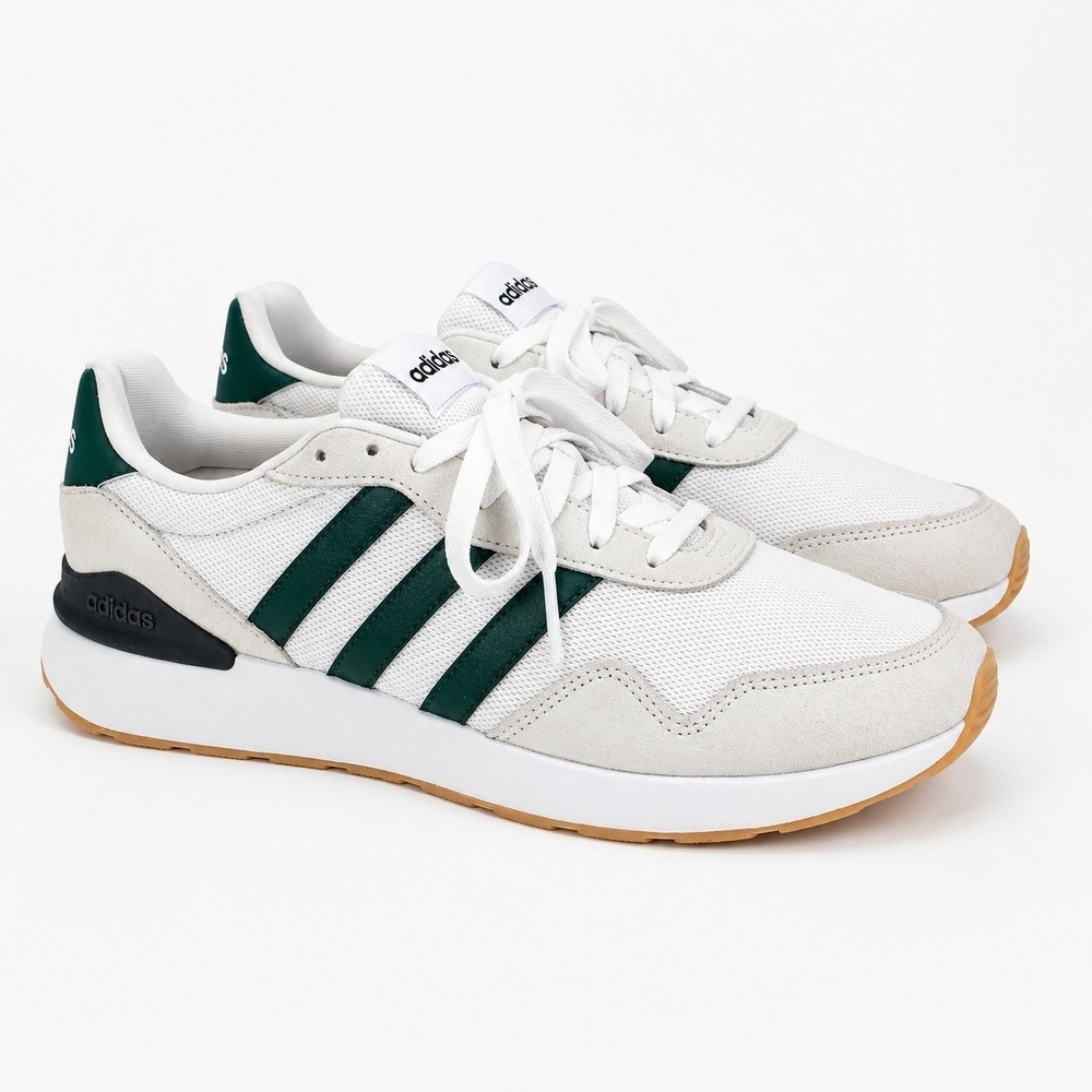 adidas Run 60s 4.0‎ Men's Size 12 (JS1001) Green / White/ Sand Brand NWOB